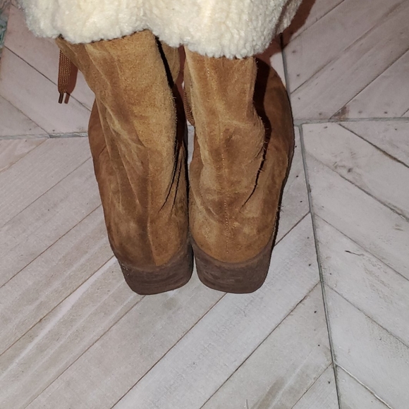 Kors Michael Kors Size 8.5 Brown Leather Boots - Picture 5 of 6